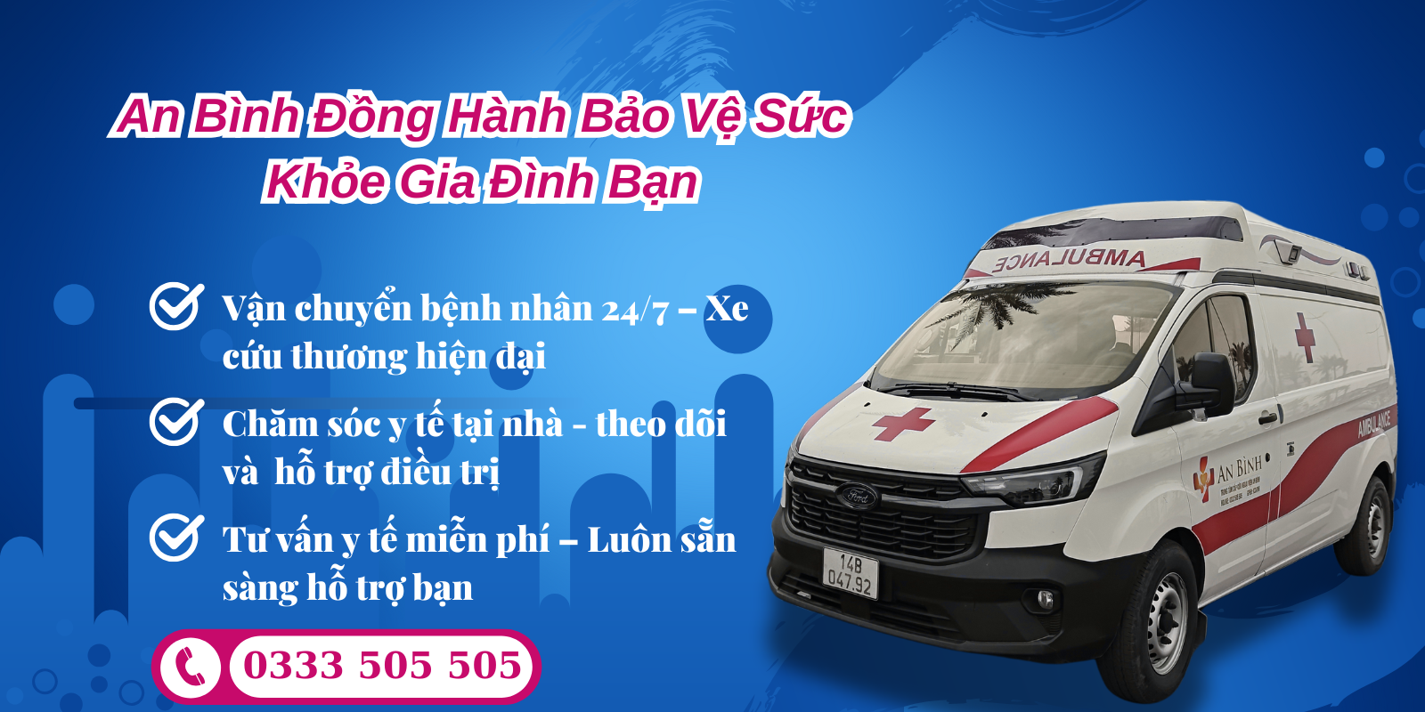 dịch vụ vận chuyển bệnh nhân, chăm sóc bệnh nhân tại nhà.