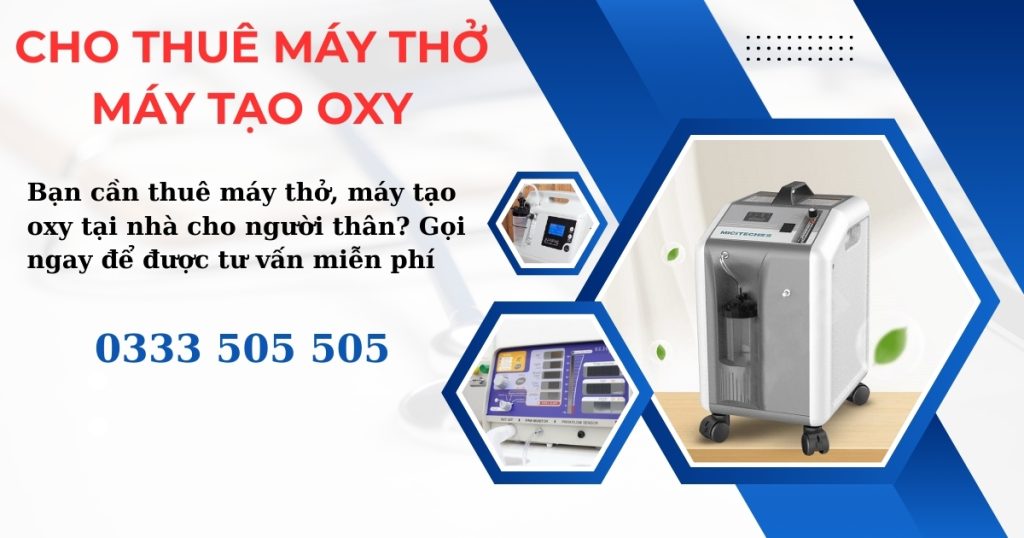 Dịch vụ cho thuê máy thở, máy tạo oxy tại Hạ Long giá rẻ