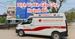 xe cấp cứu Hoành Bồ